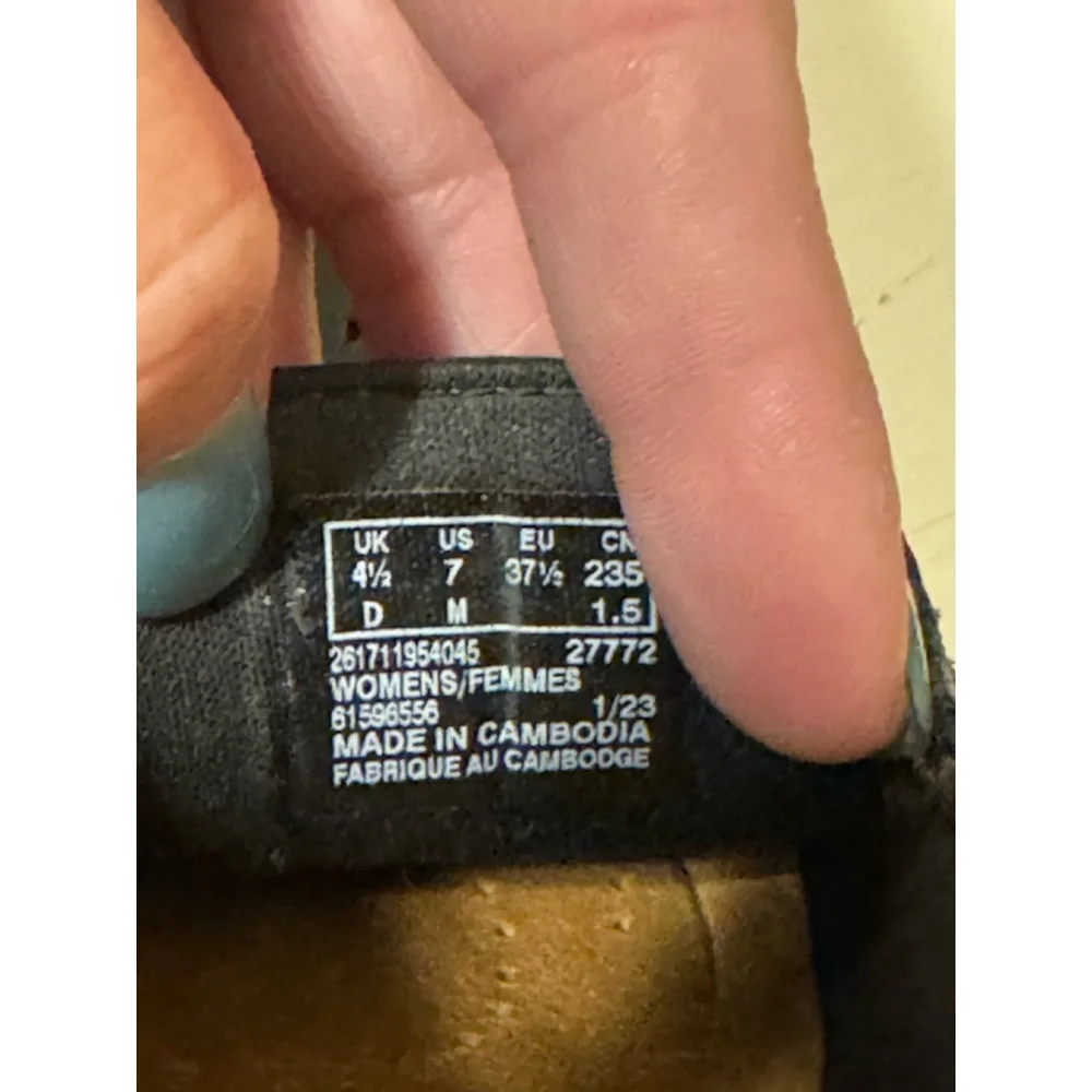 Clarks Women’s Elaina Ruby Navy Leather Slip-On Shoes Size 7​​​ - Picture 7 of 7